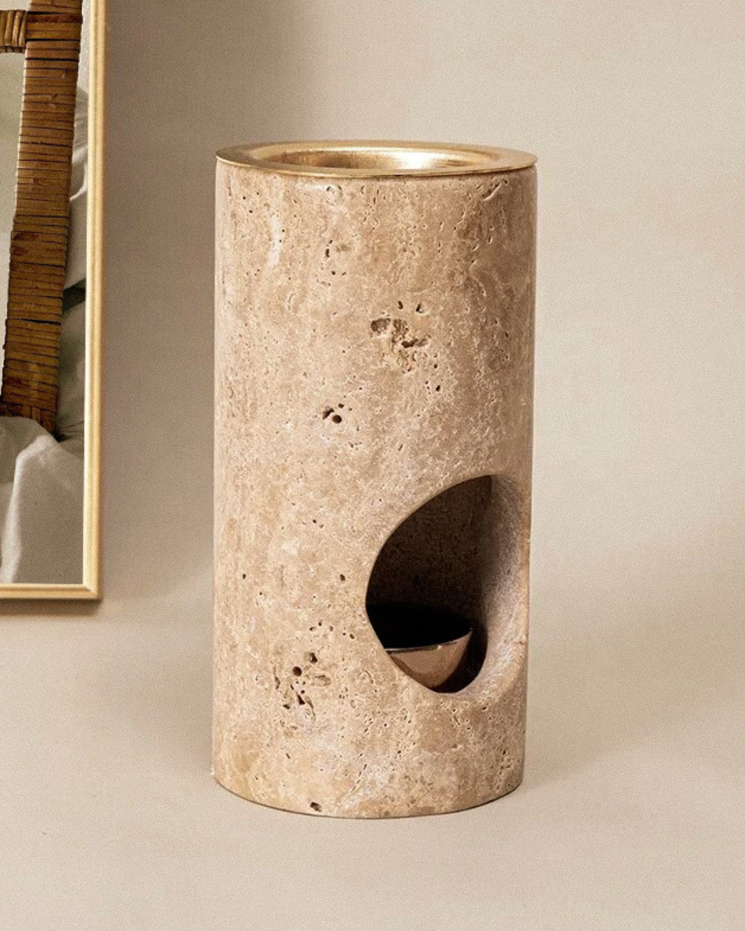 Travertine Wax Melt + Oil Burner