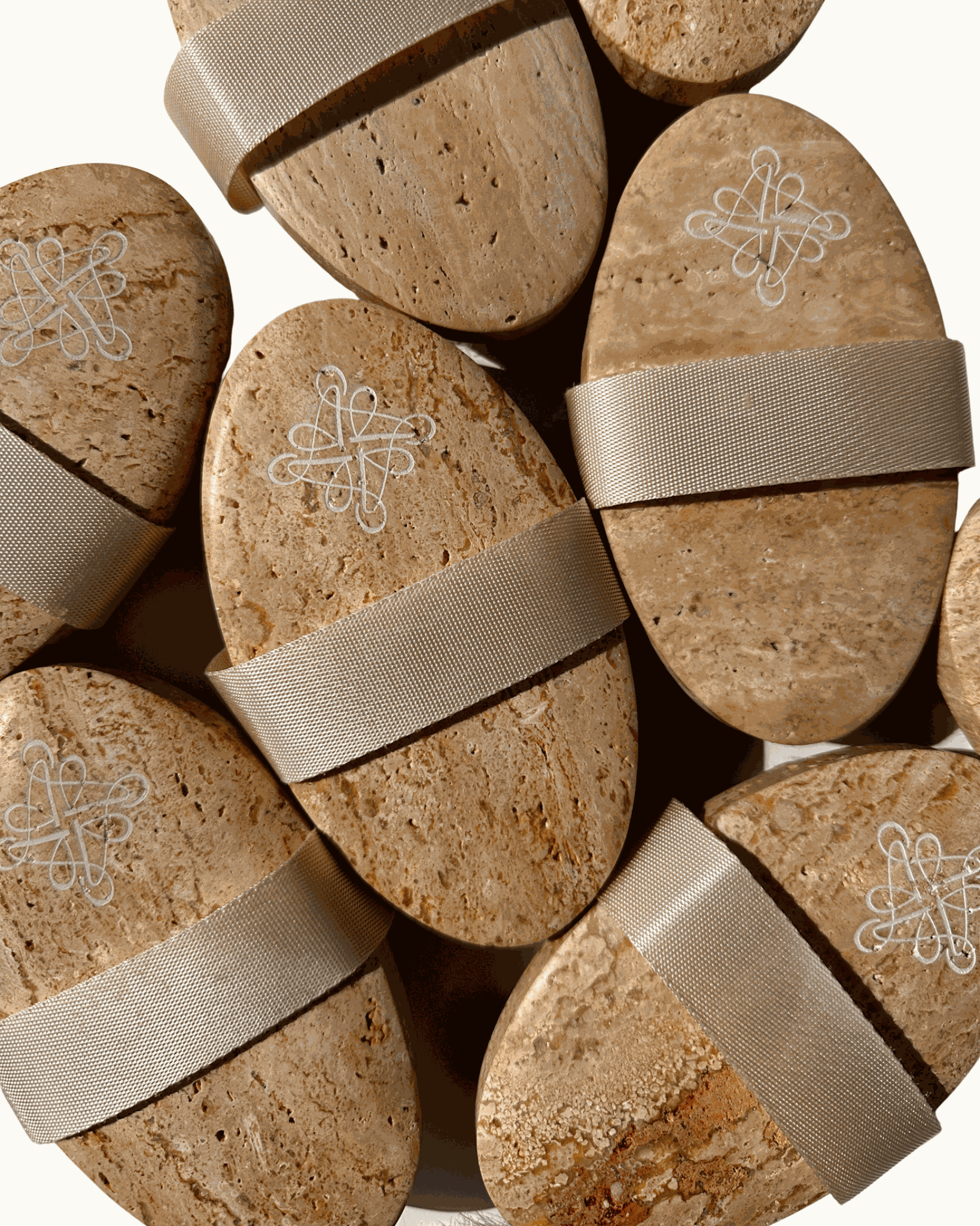 Travertine Body Brush