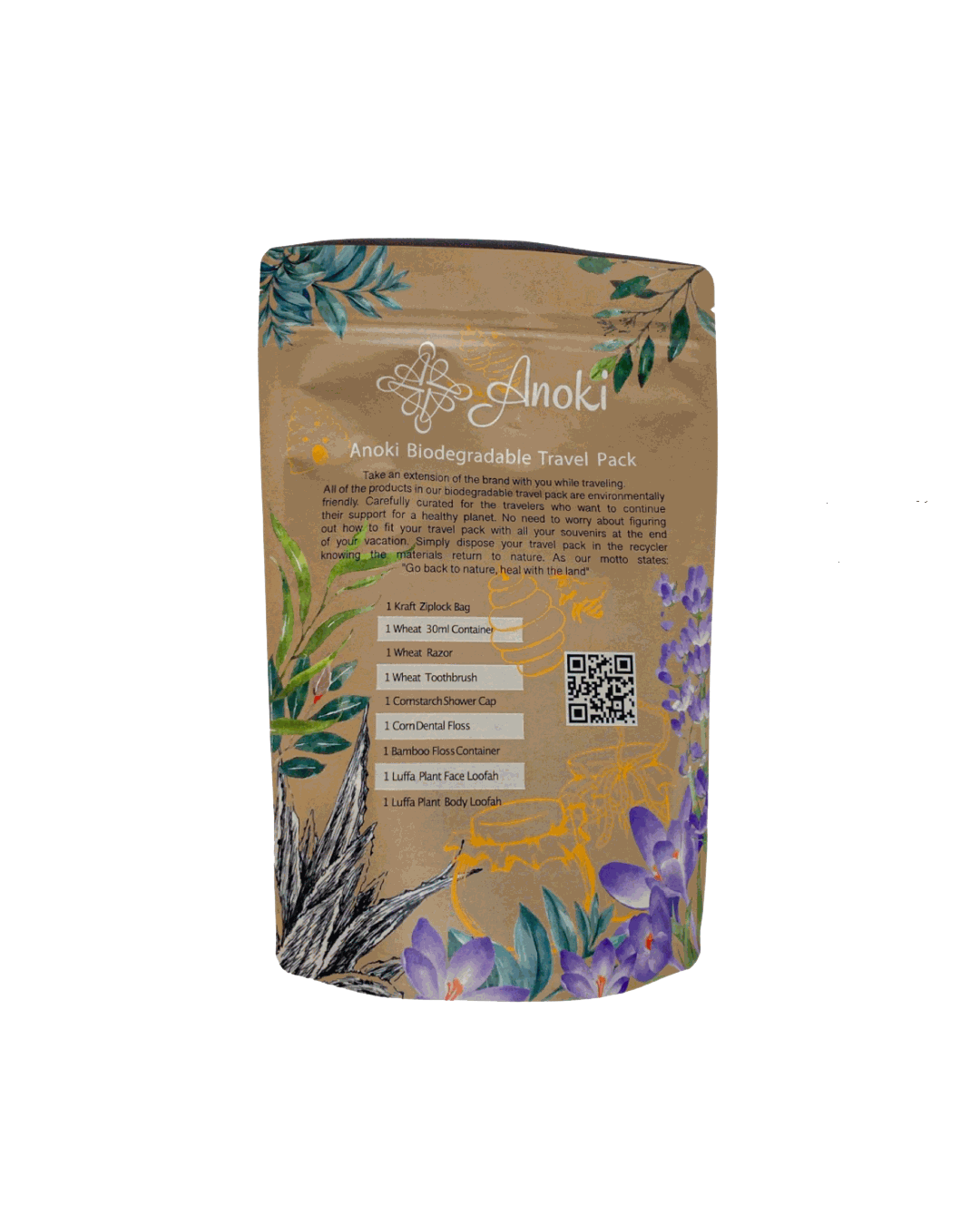 Biodegradable Travel Pack - Anoki Beauty