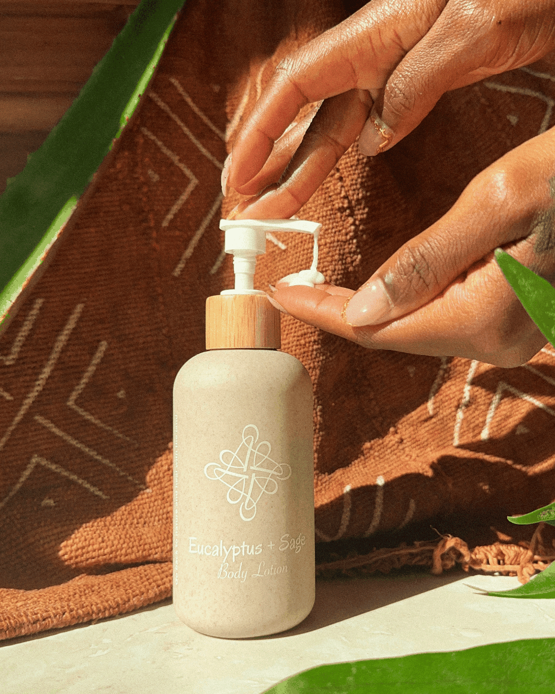 Eucalyptus and Sage Body Lotion - Anoki Beauty