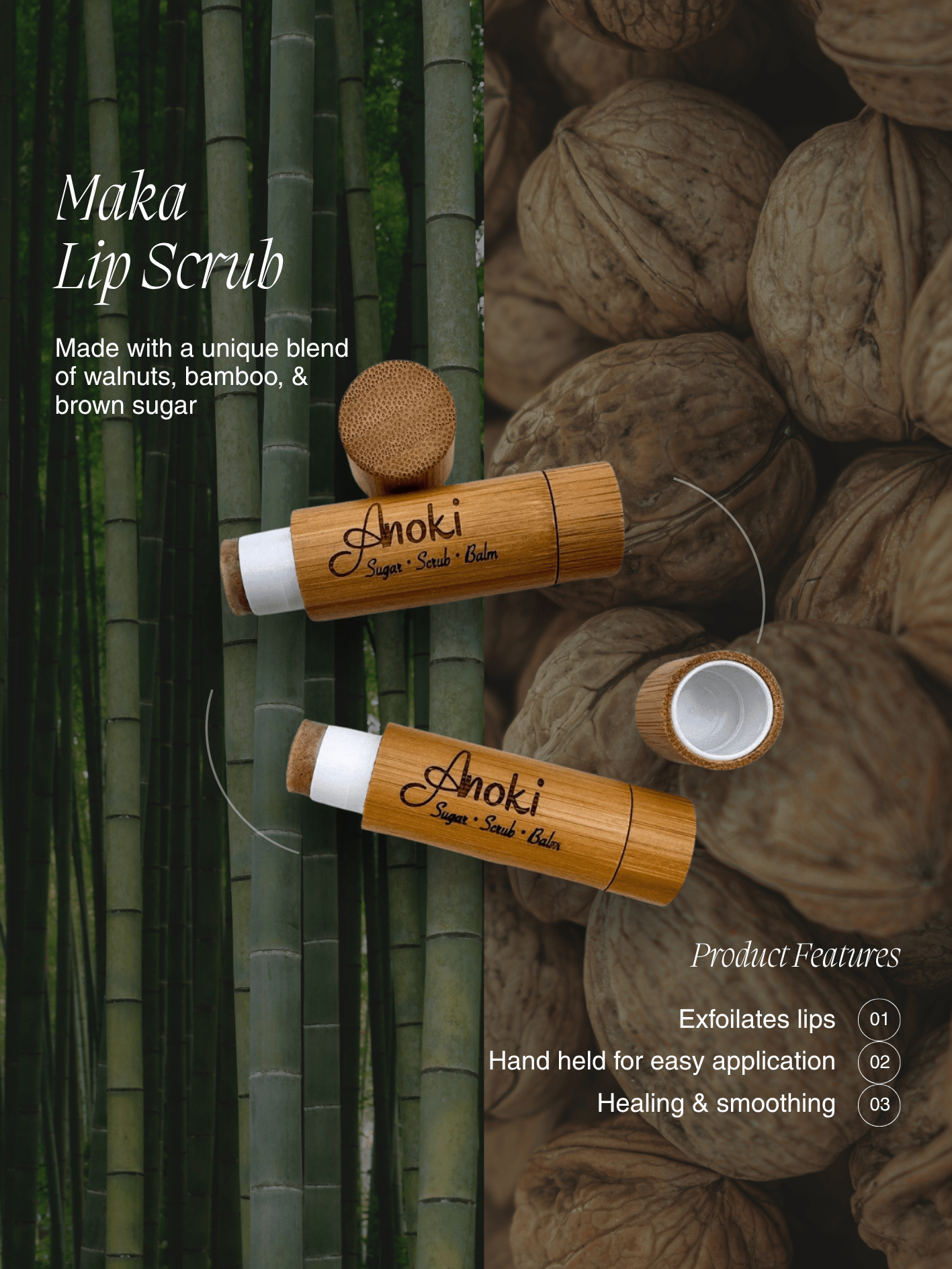 Maka Lip Scrub - Anoki Beauty