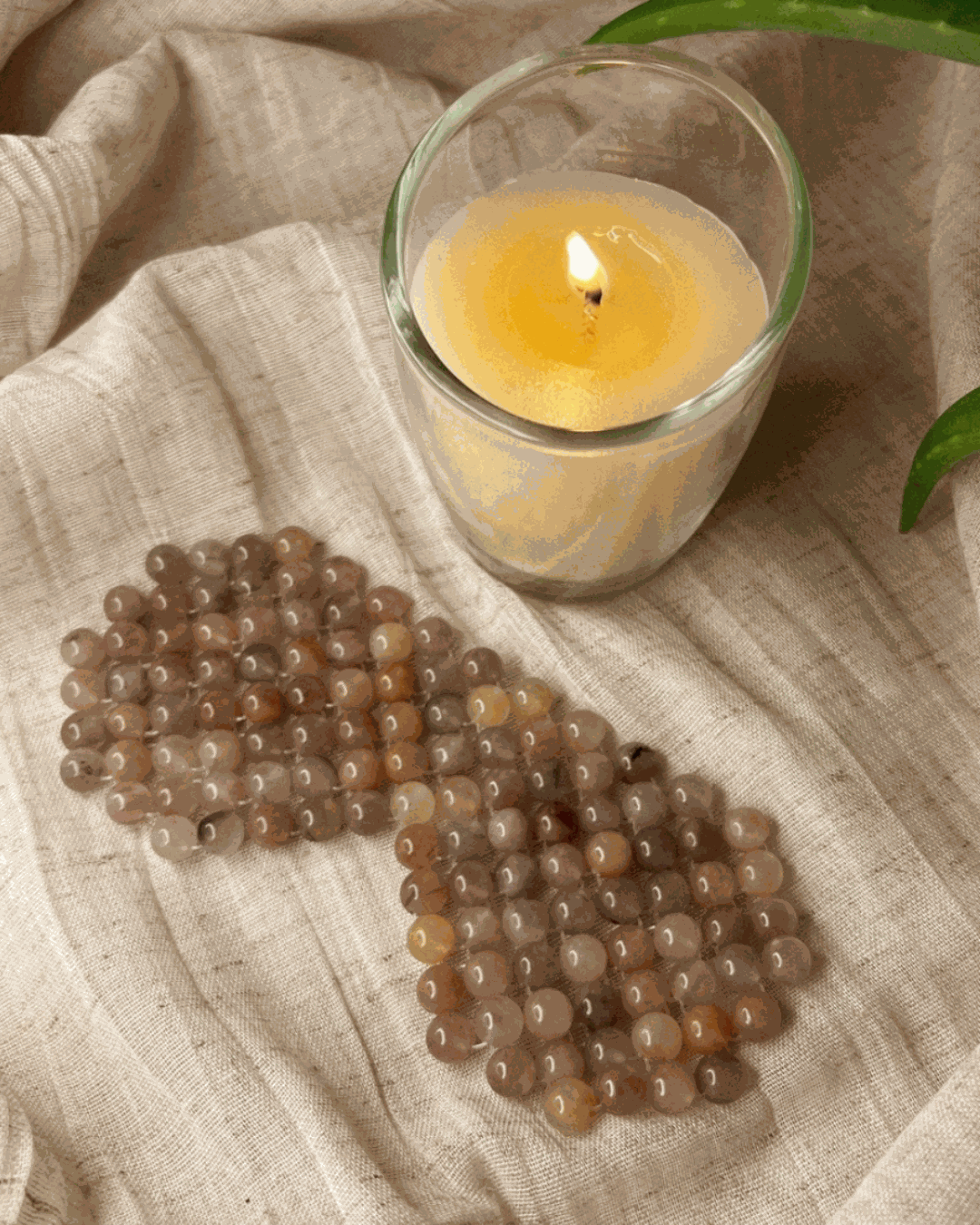 Natural Jade Stone Eye Mask - Anoki Beauty