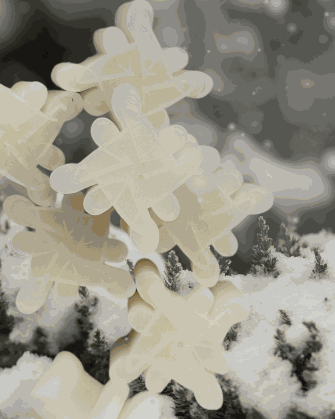 Frosted Waters Massage Wax Melts - Anoki Beauty