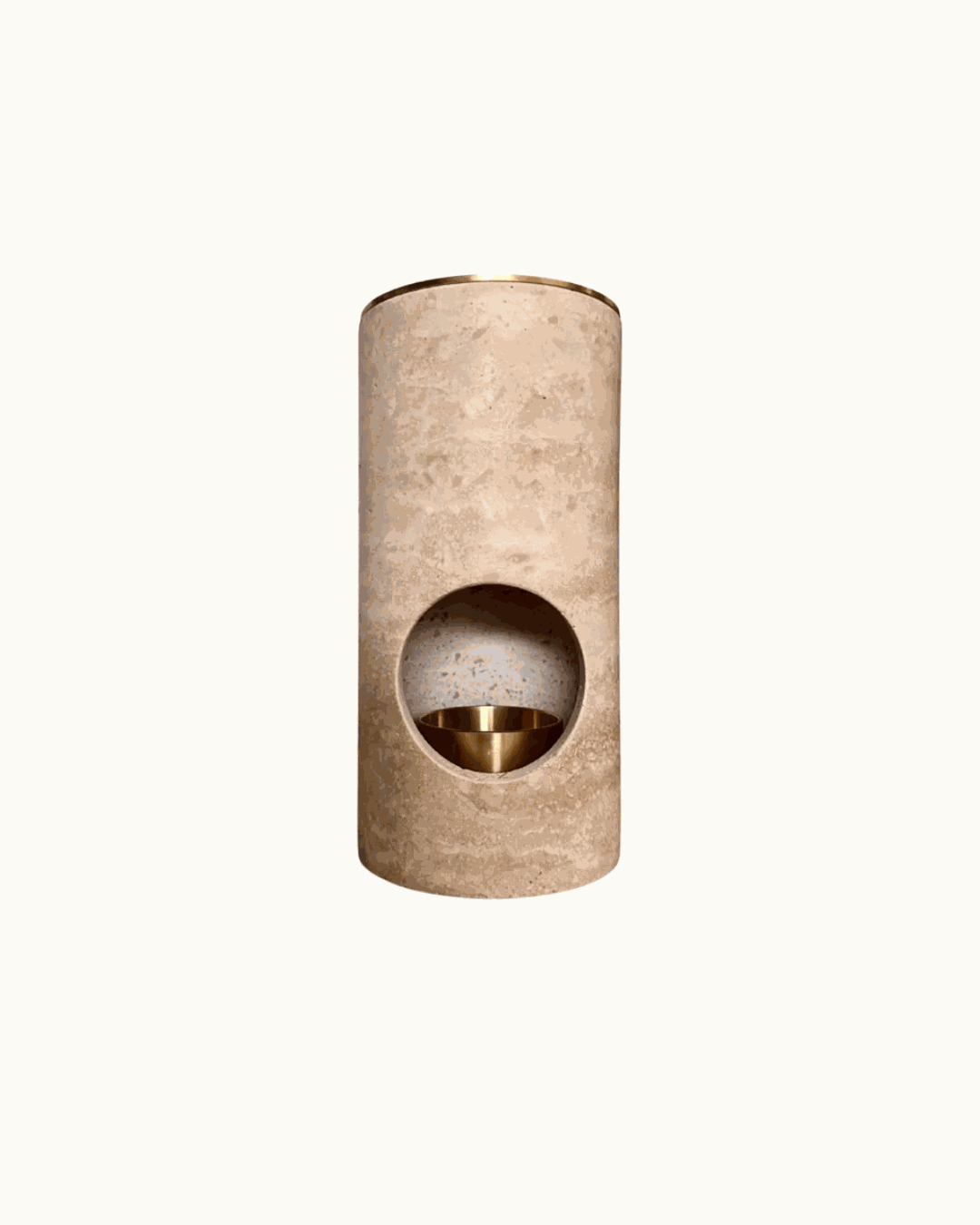 Travertine Wax Melt + Oil Burner - Anoki Beauty